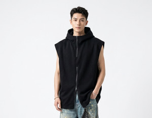 SDnet Solid Men High Neck Black T-Shirt - Image 3