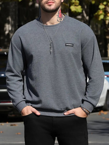 sti Full Sleeve Solid Men Sweatshirt - Image 5