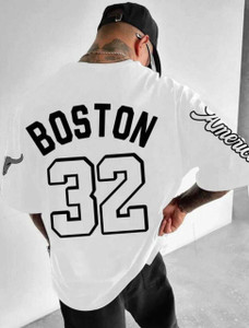 goodsign Printed Men Round Neck White T-Shirt