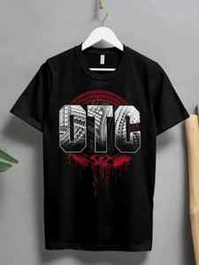 Deccan Store Printed Men Round Neck Black T-Shirt