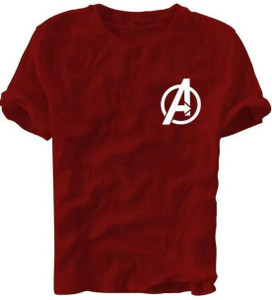 Dineshfeshion Printed Men Round Neck Red T-Shirt