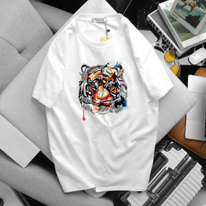 Magneto Printed Men Round Neck White T-Shirt