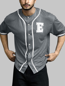 EyeBogler Graphic Print Men Round Neck Grey T-Shirt