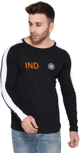 Polo Plus Solid Men Round Neck Black T-Shirt