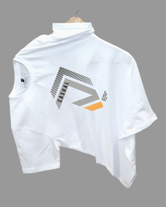 Magneto Printed Men Crew Neck White T-Shirt