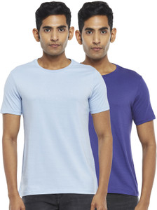 Byford by Pantaloons Solid Men Crew Neck Multicolor T-Shirt