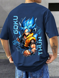 Mania Men Navy Blue T-Shirt - Image 3