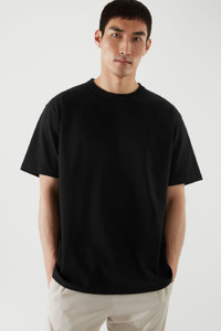 Farlucci Solid Men Round Neck Black T-Shirt - Image 3