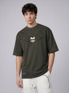 Glitchez Green Round Neck T-Shirt - Image 6