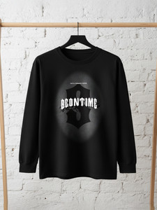 Jump Cuts Men Black, Grey Reversible T-Shirt - Image 1