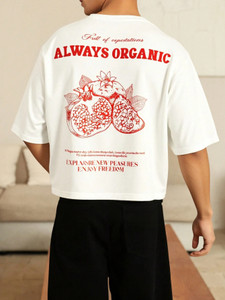 HASTEN Printed Men White T-Shirt - Image 5