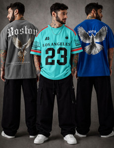 Force Printed Men Round Neck Multicolor T-Shirt