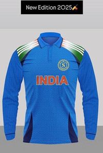 fabzy Graphic Print Men Polo Neck Blue T-Shirt