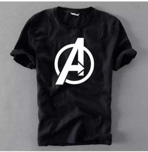 StyleCruw Typography Men Round Neck Black T-Shirt
