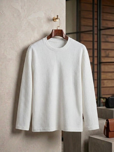 Avictor Men White Round Neck T-Shirt - Image 6