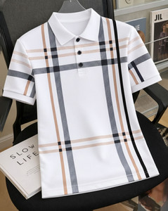 AUSK Men Polo Neck White T-Shirt - Image 5
