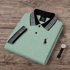 Lionlook Black Polo Neck T-Shirt - Image 5