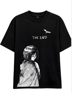Midnite Men Graphic Print Black T-Shirt - Image 1