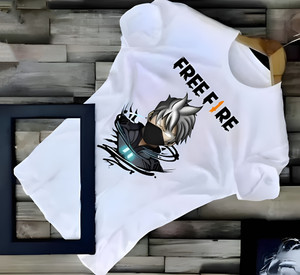 GAYU Printed Men Round Neck White T-Shirt