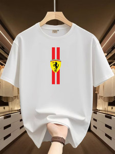 STILFIGER Printed Men Round Neck White T-Shirt