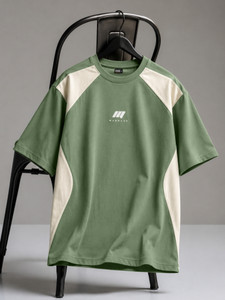 MANIAC Men Green Round Neck T-Shirt - Image 6
