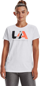 UNDER ARMOUR Solid Women Round Neck White T-Shirt