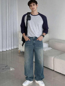 SIXTEENLINES Men Grey, Blue T-Shirt - Image 5