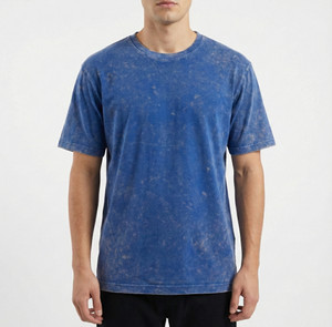 RonRyu Washed/Ombre Men Round Neck Multicolor T-Shirt