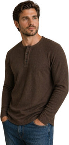 QUTUN Men Brown Round Neck T-Shirt - Image 6