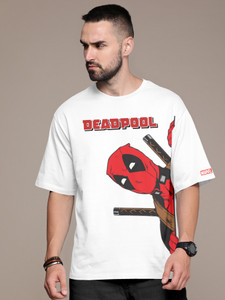 METRONAUT Graphic Print Men Round Neck White T-Shirt