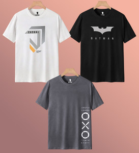 BLIVE Men's Round Neck White T-Shirt Pack of 3 - Image 5