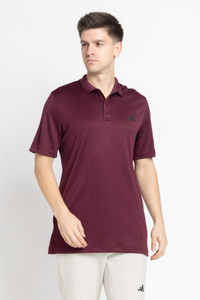 ADIDAS Self Design Men Polo Neck Multicolor T-Shirt