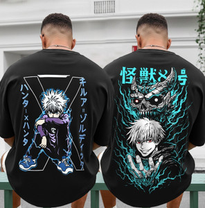 TRIPR Graphic Print Men Round Neck Black T-Shirt