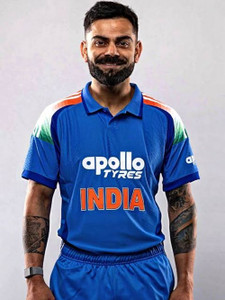 AD2CART Printed Men Round Neck Blue T-Shirt