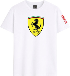 Cloroot Graphic Print Men Round Neck White T-Shirt