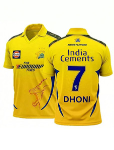 UNIQ Printed, Typography Men Round Neck Yellow, Blue T-Shirt