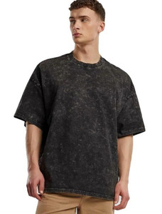BEEFITS Washed Couple Crew Neck Black T-Shirt - Image 5
