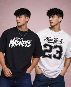 Mexmy Typography Black T-Shirt Pack of 2 - Image 6