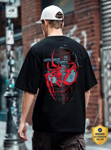 BEWAKOOF Graphic Print Men Round Neck Black T-Shirt