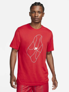 nike t shirt red tick