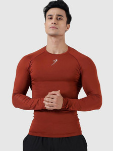 FuaarK Solid Men Round Neck Reversible Red T-Shirt