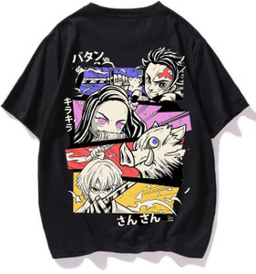 THREEMINDS Printed Men Round Neck Multicolor T-Shirt