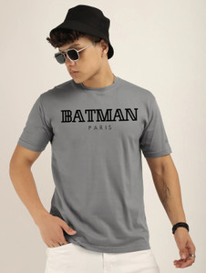 Magneto Printed Men Round Neck Grey T-Shirt