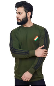 CAMOTAGE Military Camouflage Men Green T-Shirt - Image 3