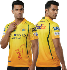 playR Graphic Print Couple V Neck Yellow T-Shirt