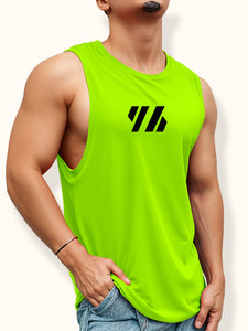 FTX Printed Men Round Neck Light Green T-Shirt