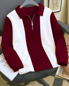 AOOSH Full Sleeve Striped Men Sweatshirt - Image 5