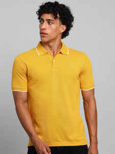 PARK AVENUE Yellow Polo Neck T-Shirt - Image 6