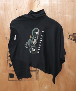 Magneto Printed Men Round Neck Black T-Shirt