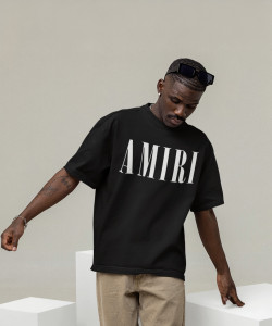 THE ARMOUR OF WARRIOR Printed Men Round Neck Black T-Shirt